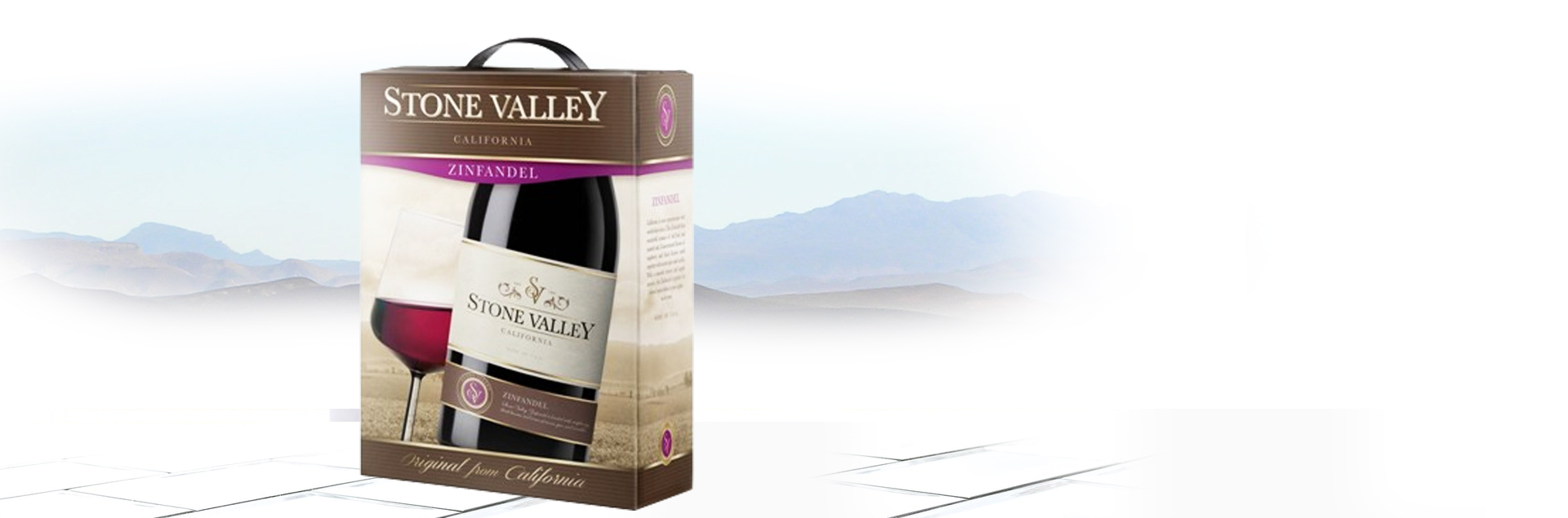 Vang bịch Stone Valley  3 lít - Đỏ